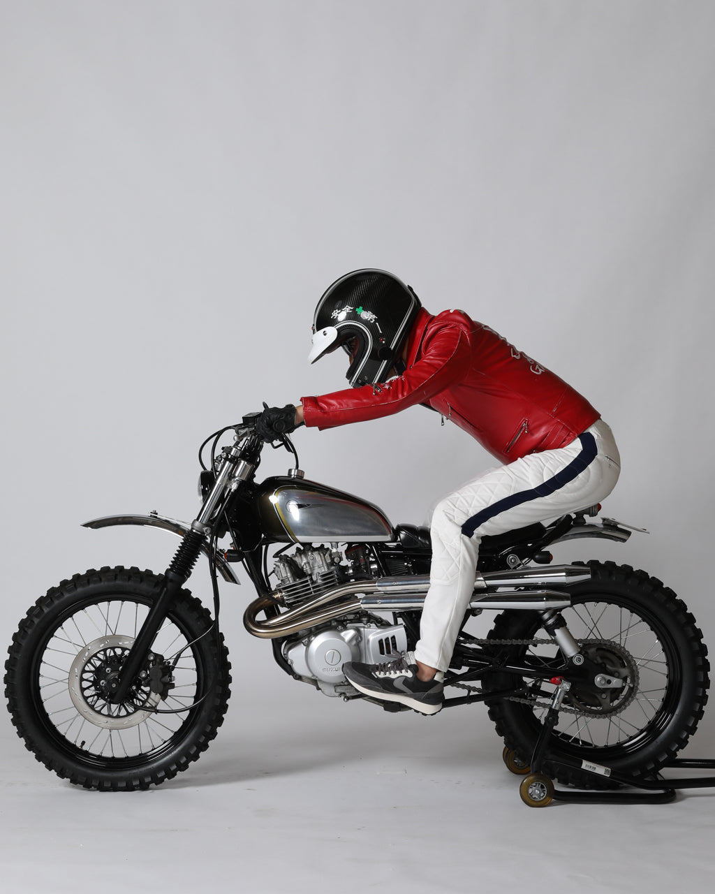 1966 MX Pants White-Navy