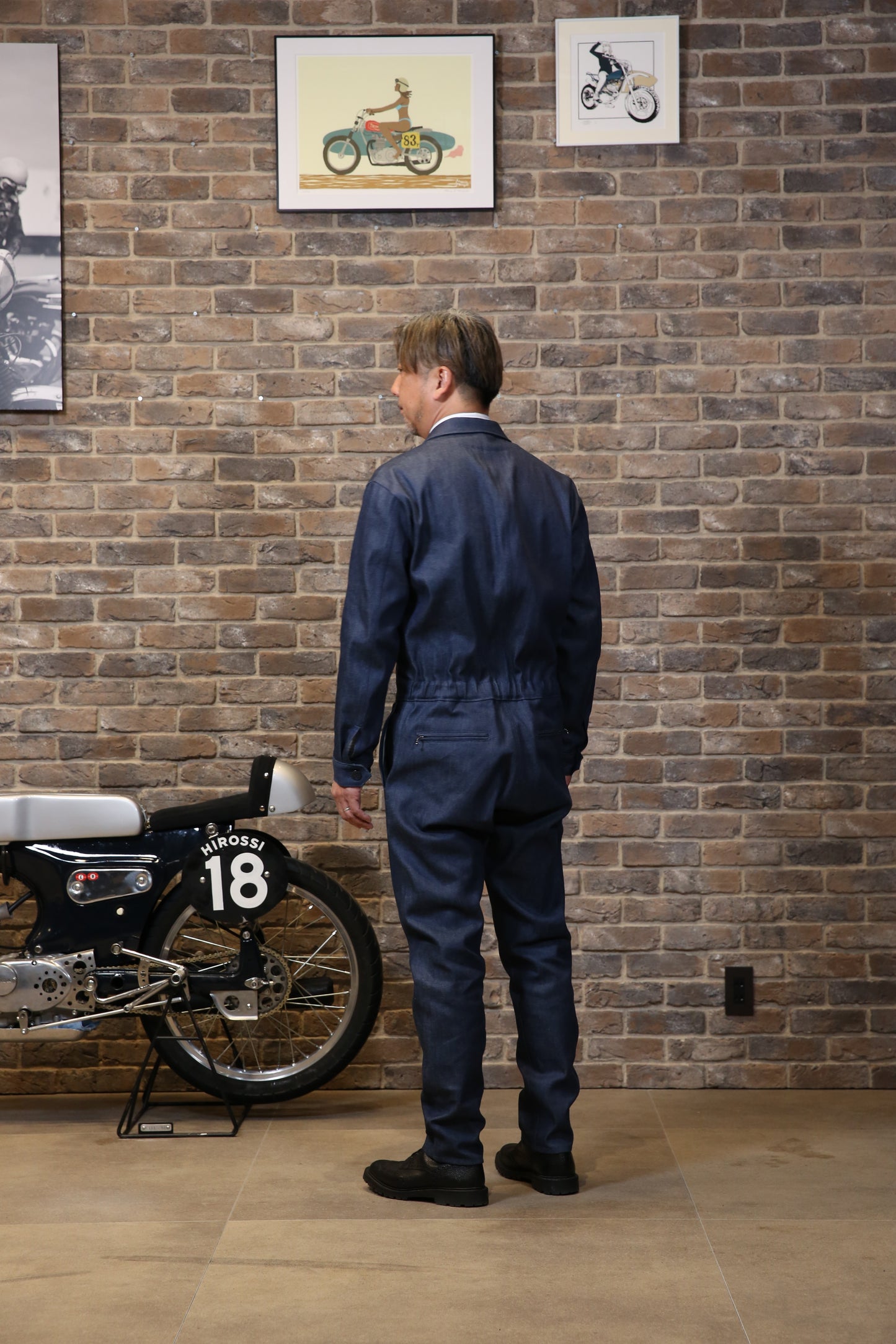 Work Jumpsuit (Indigo)