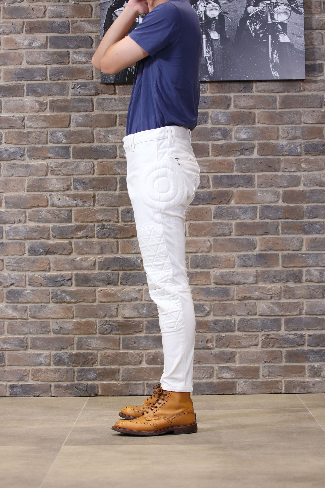 1966 MX Pants White – HIROSSI MOTORCYCLES&