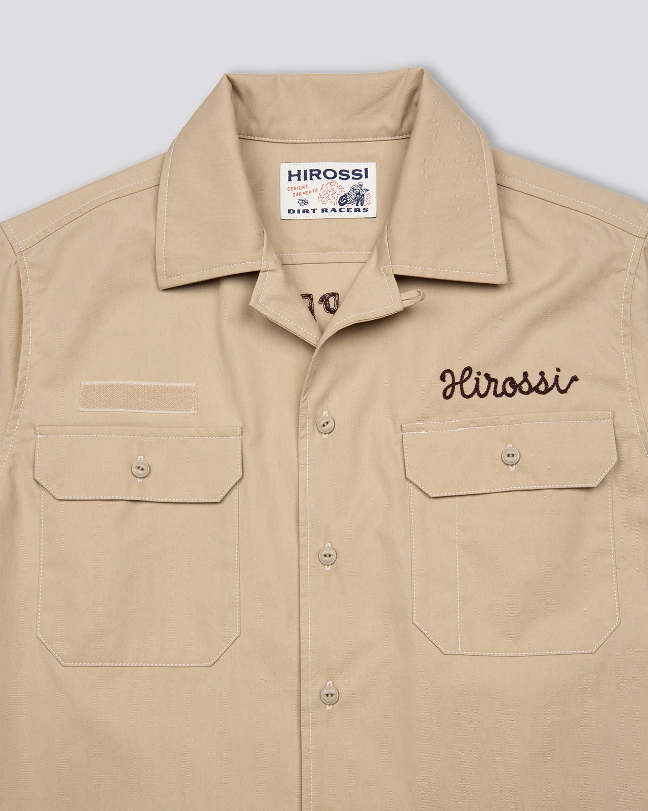 Open-Collar Work Shirt