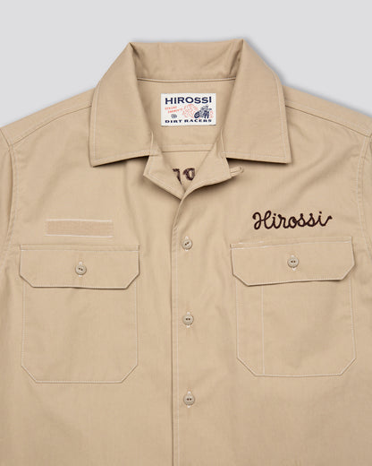 Open-Collar Work Shirt