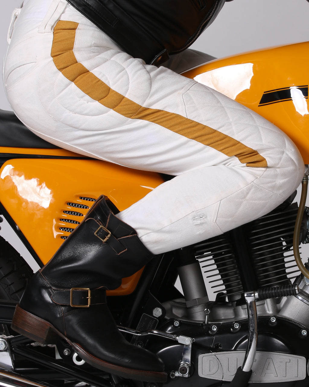 1966 MX Pants White-Mustard