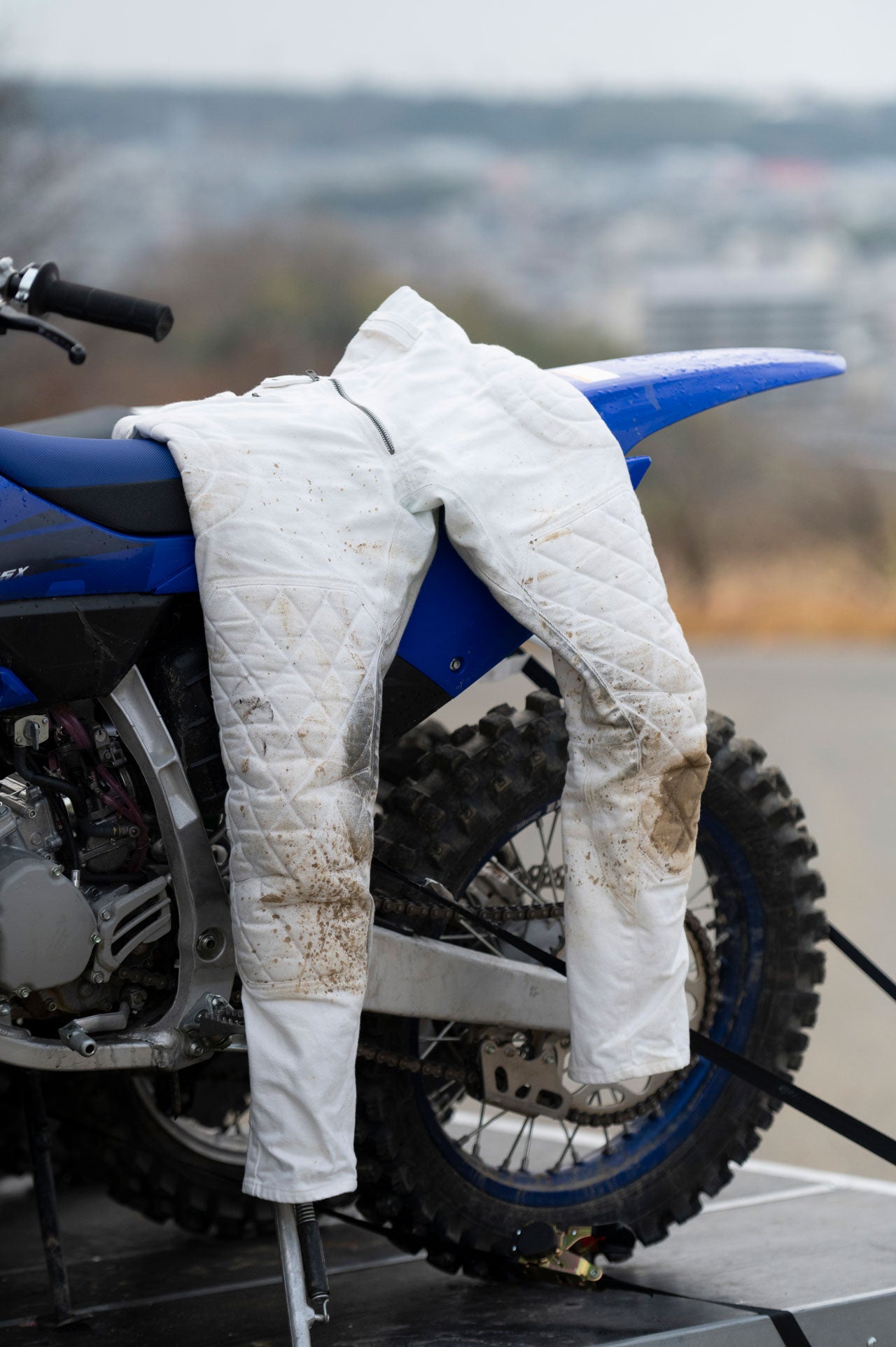 1966 MX Pants White-Mustard – HIROSSI MOTORCYCLES&