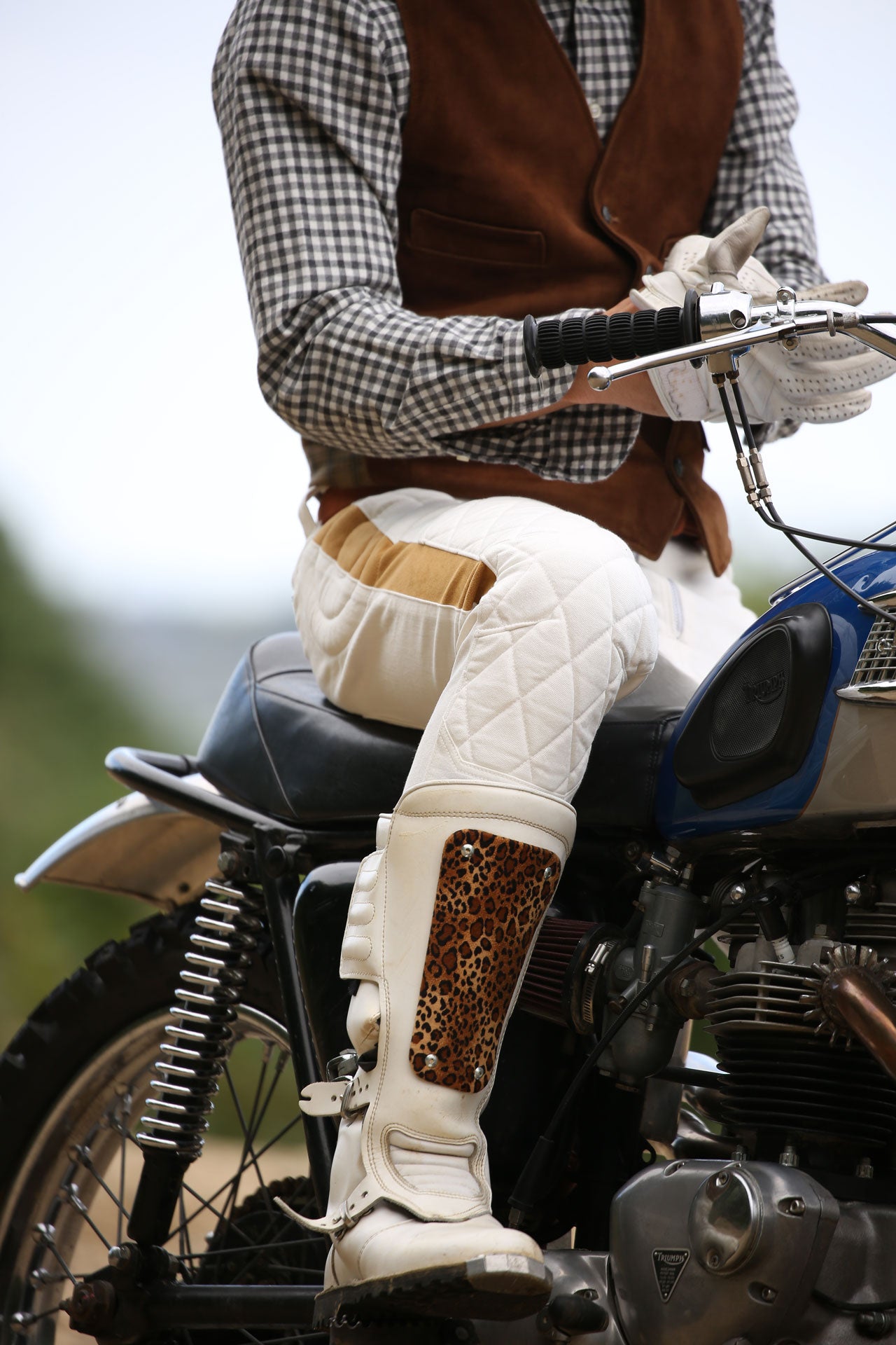 1966 MX Pants White-Mustard
