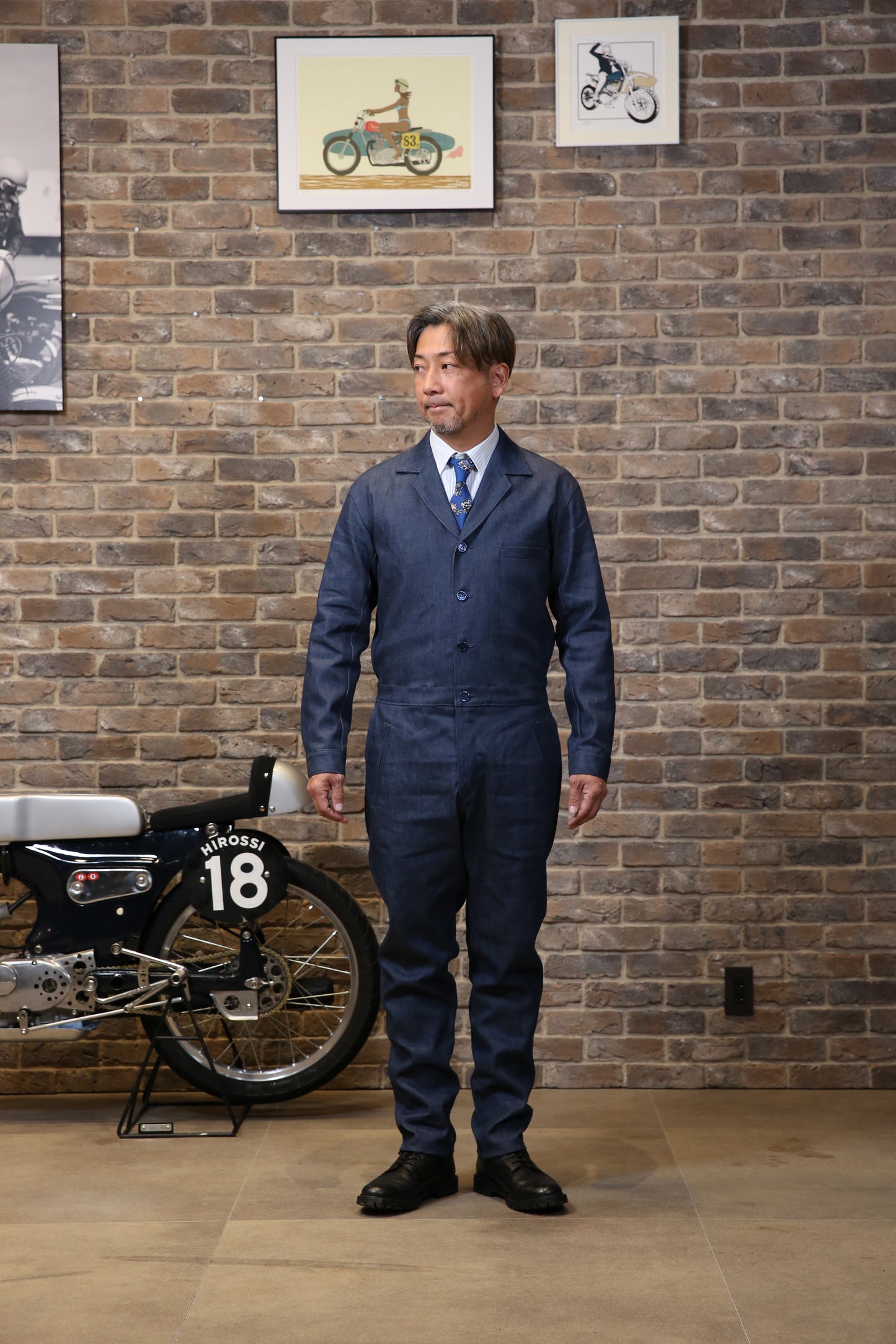Work Jumpsuit (Indigo)