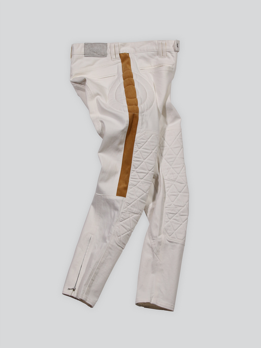 1966 MX SLIM Pants White Mustard
