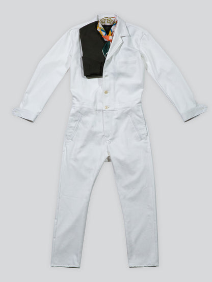 Work Jumpsuit (White)